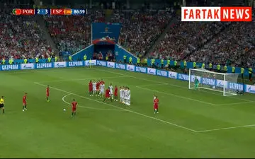 کاشته دیدنی رونالدو؛ هتریک رونالدو در مقابل اسپانیا + فیلم