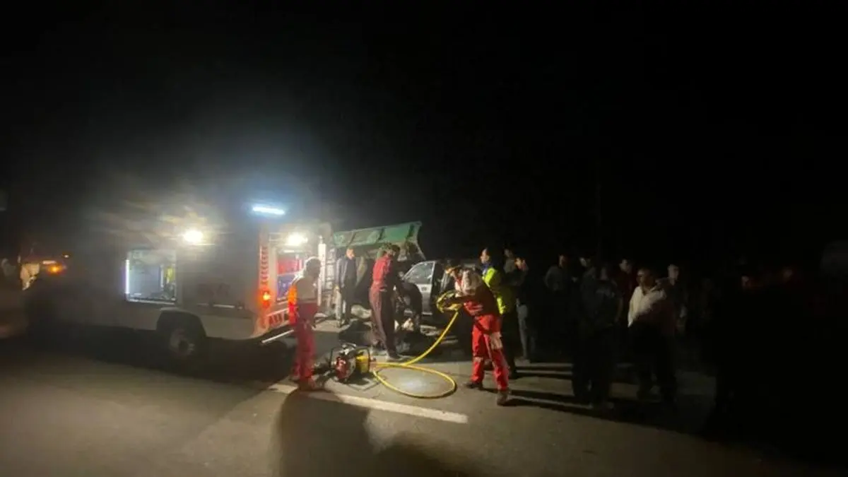 برخورد مرگبار در جاده بوکان–میاندوآب؛ یک نفر جان باخت