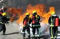 مجموعه بنکداران اهواز دچار آتش سوزی شد