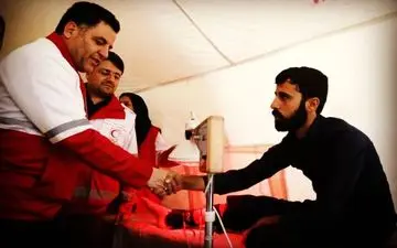 برگزاری مانور منطقه‌ای تیم‌های درمان اضطراری BHCU هلال‌احمر در مناطق زلزله‌زده 