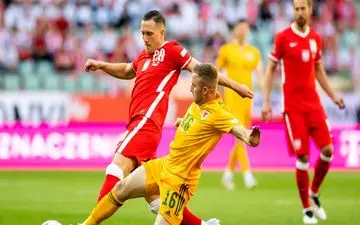 گل اول ولز مقابل لهستان توسط ویلیامز در دقیقه 52