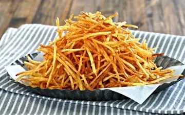 طرز تهیه سیب زمینی خلالی سوزنی !