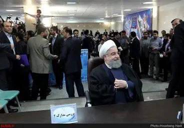 گزارش تصویری ثبت نام روحانی و رئیسی در انتخابات ریاست جمهوری