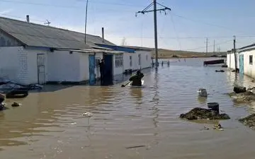 خسارت‌های سیل در جنوب قزاقستان+ فیلم