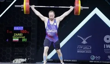 وزنه‌برداری قهرمانی جهان| رتبه‌های نهم و یازدهم ۲ نماینده ایران در یک‌ضرب ۱۰۲ کیلوگرم