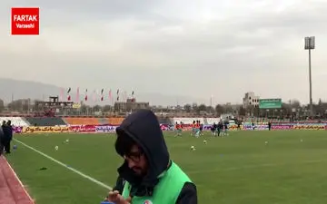 حضور پرشور هواداران پرسپولیس در بازی با پیکان + فیلم