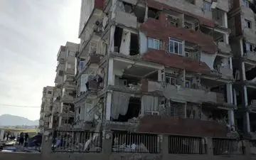 خرابی مسکن مهر و بخشی از مناطق سرپل ذهاب به علت زلزله به روایت تصویر