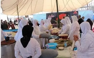 اعزام گردان بانوان نانوا به کربلا + فیلم 