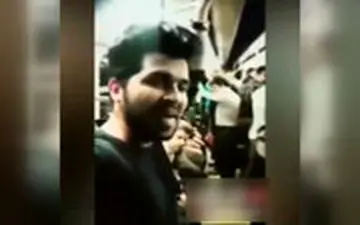 خواندن «ربنا» به سبک شجریان توسط یک جوان در مترو 