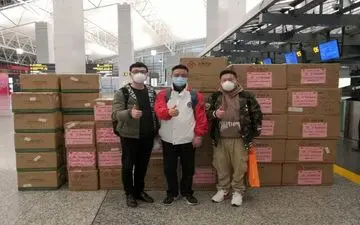 ارسال پنجاه هزار کیت تشخیص کرونا و دستگاه‌های اکسیژن ساز از چین به ایران
