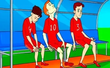 یکی از فوتبالیست ها دچار حمله قلبی شده است، پیداش کن + جواب معما