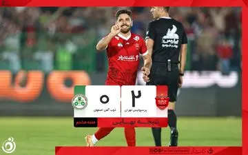 خلاصه بازی پرسپولیس 2 - ذوب آهن 0 + ویدئو