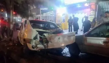 تصادف زنجیره‌ای مرگبار در رشت؛ یک فوتی و دو مجروح در پی انحراف خودروی ال۹۰