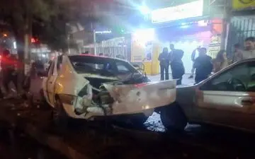 تصادف زنجیره‌ای مرگبار در رشت؛ یک فوتی و دو مجروح در پی انحراف خودروی ال۹۰