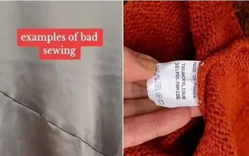 نشانه‌های واضحی که می‌گوید جنس لباس بنجل است!
