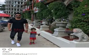 تیپ همسر و فرزند روناک یونسی در کانادا (عکس)