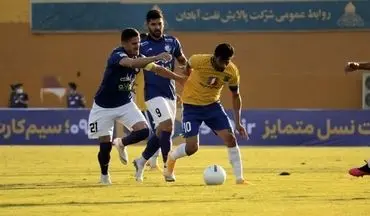 لیگ برتر فوتبال| تساوی صنعت نفت و استقلال در ۴۵ دقیقه اول 