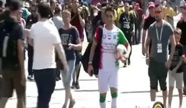 پیام تکان‌دهنده هواداران تیم‌ملی ایران به جهان فوتبال+فیلم 
