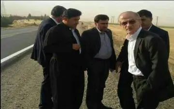بازدید معاون وزیر و رئیس سازمان راهداری و حمل و نقل جاده‌ای کشور از پایانه‌های مرزی کرمانشاه