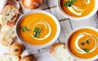 طرز تهیه سوپ کدو حلوایی و زنجبیل؛ گرم و مقوی برای پاییز