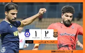 کامبک رویایی مس شهر بابک برابر پارس جنوبی جم در هفته نخست لیگ یک

