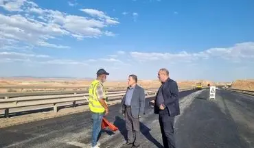 بازدید استاندار زنجان از عملیات ترمیم و بهسازی آزادراه زنجان–تبریز