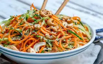 طرز تهیه  سالاد نودل ژاپنی |خیلی جذابه!