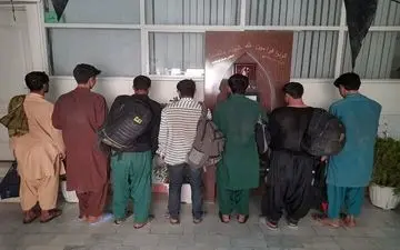 دستگیری هشت تبعه بیگانه در پارس آباد مغان