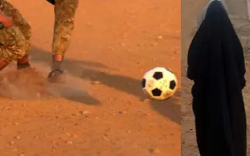 مادربزرگ اهوازی که یار دوازدهم تیم فوتبال است