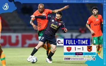 خلاصه بازی مس رفسنجان 1 - پرسپولیس 1