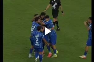 گل سوم استقلال به فجر + ویدئو