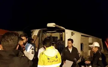 اسامی مصدومان سانحه اتوبوس مشهد – کرمانشاه اعلام شد