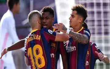  ستاره 17 ساله زننده چهارصدمین گل بارسلونا در ال کلاسیکو