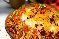 از عطر و طعم این غذا هرچی بگم کمه| طرز تهیه پلو مخلوط به و هویج!