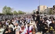 ورود پیکر شهدا به میدان آزادی + ویدئو
