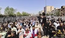 پیکر شهدای وطن بعد از ۴ ساعت به میدان آزادی رسید + ویدئو