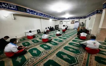 مراسم غمگساران جوان توسط جمعیت هلال احمر استان کرمانشاه