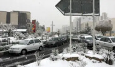 زیبایی‌های بارش برف در تهران