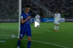 گل دوم استقلال به الوحدات + ویدئو