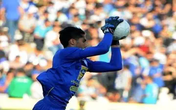  حرکت دروازه‌بان استقلال که از چشم دوربین‌ها پنهان ماند+عکس