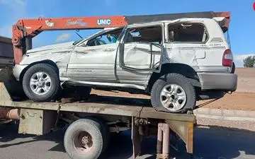 5 کشته و زخمی در واژگونی هولناک لندکروز در جاده اصفهان
