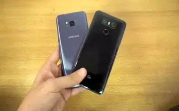 تست سرعت گلکسی اس 8 سامسونگ و جی 6 ال‌جی  + فیلم