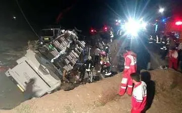 اعلام اسامی مصدومان حادثه واژگونی اتوبوس در شاهرود