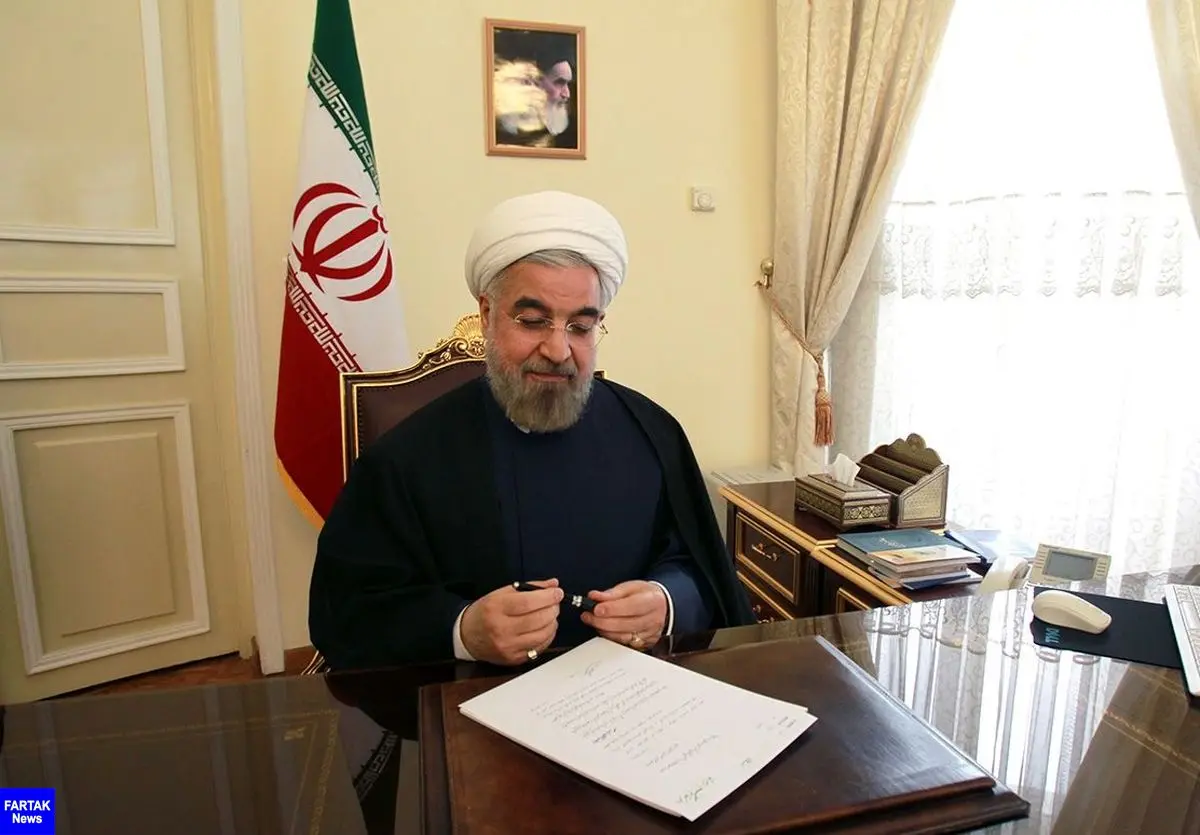 پیام روحانی به مناسبت افتتاح پروژه آبرسانی به شهرستان سرخه