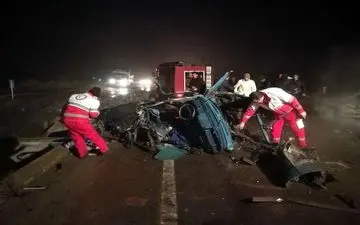 کشته شدن ۳ نفر در تصادف جاده مرند
