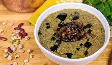 آش مقوی برای غزیزانت درست کن| طرز تهیه  آش لوبیا چشم بلبلی سنتی!