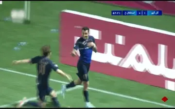گل اول گل گهر به استقلال خوزستان + ویدئو
