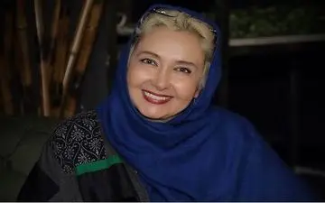 کتایون ریاحی در مراسم تولد استاد کشاورز 