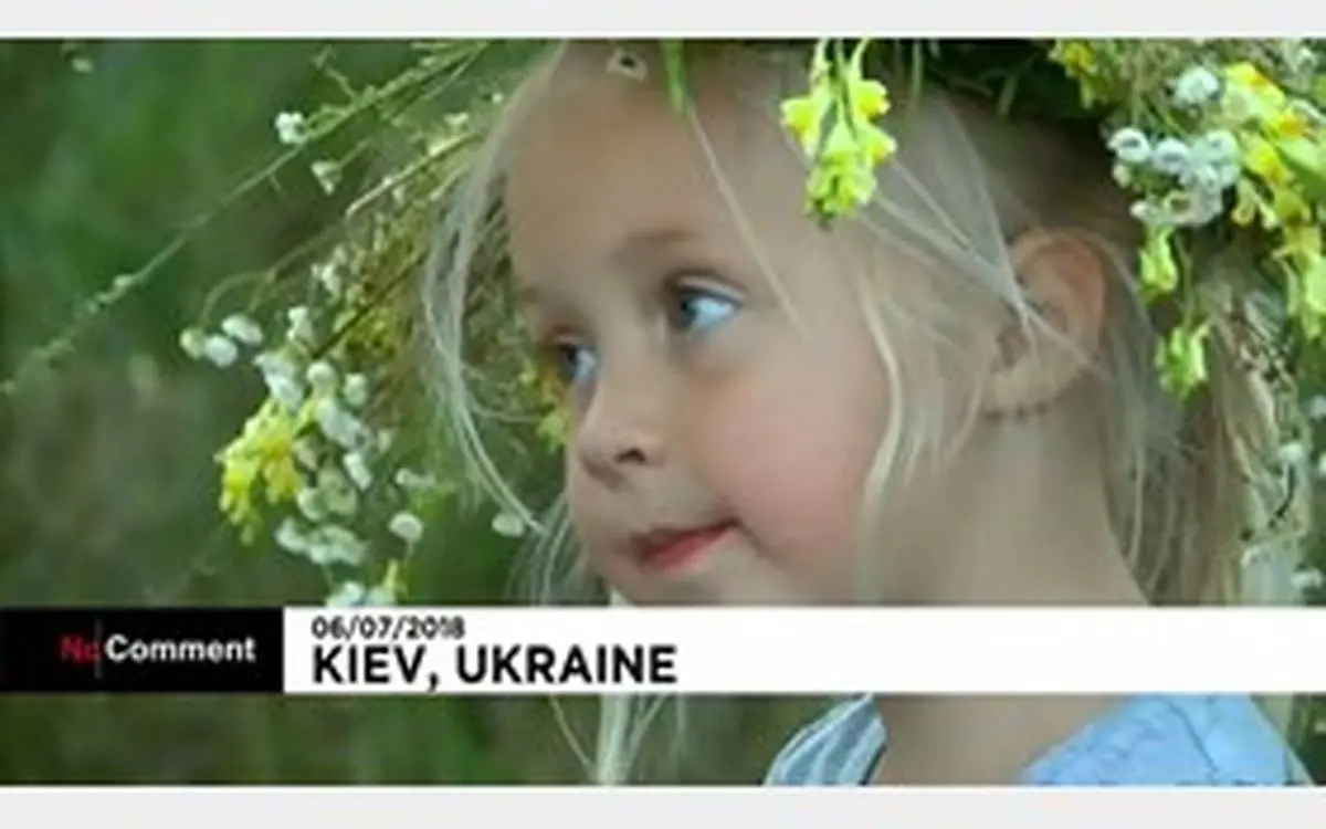 برپایی جشن تابستانه باروری در اوکراین