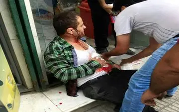 زخمی شدن معاون فرمانداری بندرگز در درگیری با اوباش+ عکس 